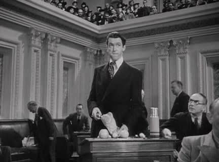 Mr. Smith brought apples and a flask for his filibuster. Now that's what I call 'well-prepared'.